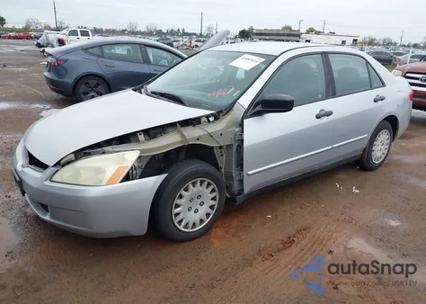 2005 Honda Accord 2.4 Dx/Dx Vp из США, поврежденный, VIN 1HGCM56145A188488